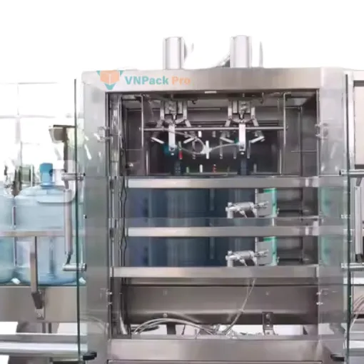 Cấu tạo bộ phận máy chiết rót tự động nước uống đóng chai QGF900 Cấu tạo bộ phận máy chiết rót tự động nước uống đóng chai QGF900