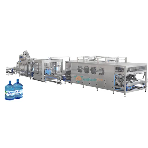 Toàn cảnh máy chiết rót tự động nước uống đóng chai QGF900 Toàn cảnh máy chiết rót tự động nước uống đóng chai QGF900
