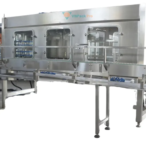 máy chiết rót sản xuất nước đóng chai tự động QGF900 máy chiết rót sản xuất nước đóng chai tự động QGF900