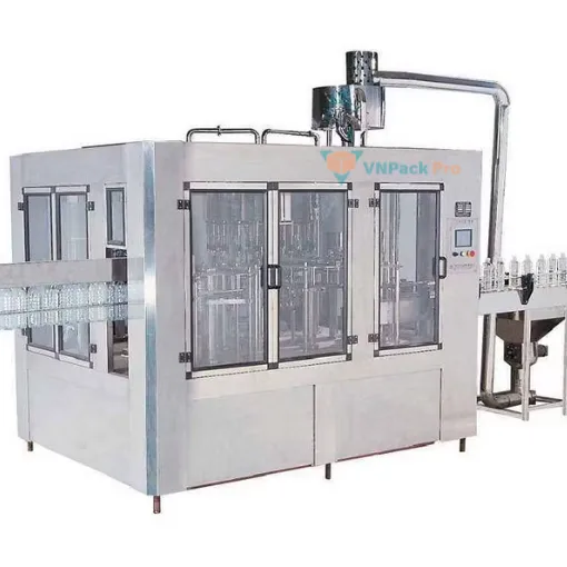 Máy Chiết Rót Tự Động 3 trong 1 chai PET nước uống CGF883
