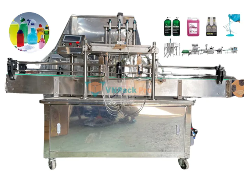 Máy chiết rót đa dạng các lĩnh vực sản xuất hóa chất, hóa phẩm