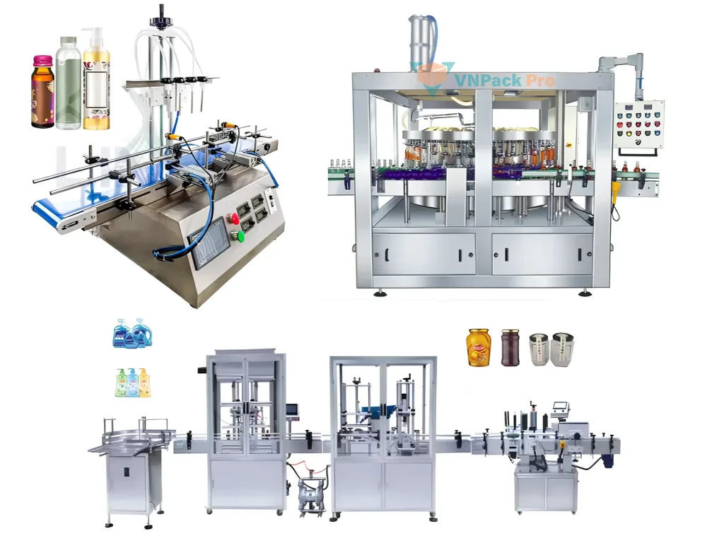 Tổng quan về tất cả những loại máy chiết rót phổ biến - VNPack
