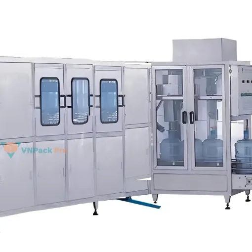 Dây chuyền sản xuất nước tự động máy chiết QGF300 Dây chuyền sản xuất nước tự động máy chiết QGF300