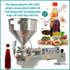 Máy Chiết Rót Nước Sốt, Dung ịch đặc 2 vòi P1000ml Tự Động Giá Tốt 3 máy chiết rót dung dịch nước mắm, tương ớt sốt p1000ml