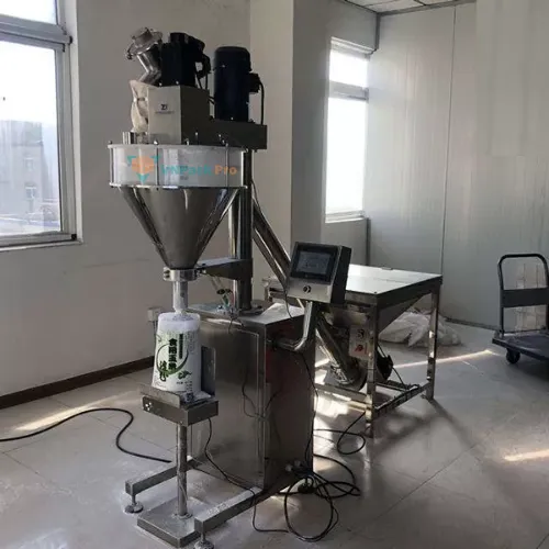 máy chiết rót bột trục vít bán tự động dạng vít xoắn RF-P50