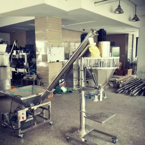 Đặc điểm máy chiết rót bột trục vít dạng vít xoắn rf-p50